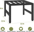 LLAXERGU 2pcs, Plant Stand Indoor Outdoor, Heavy Duty Wrought Iron Pedestal Stands Metal Plant Stand for Indoor