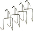 TIHOOD 4Pack Smoker Hooks - Stainless Steel Bacon Hanger, Roast Duck Hooks,