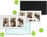 Golden State Art 4x6 Aluminum Collage Frame, Displays 6x4 Pictures with 3 Openings Mat or One 7x14 Photo, Silver