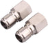 DERNORD Stainless Steel Quick Disconnect FPT 3/8" Homebrewing Connector, Sanitary Fitting, Pack of 2