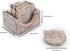 NIRMAN Wooden Crafted Unique Cat Shaped Coasters Set of 6 with Holder for Bar Dining Table Home Décor