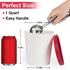 Set 2 (1 DUNCHATY Ice Cream Containers for Homemade Ice Cream, BPA-Free Reusable Freezer Storage Tubs with Airtight
