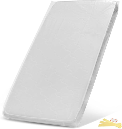 Storage Standard 4-Mil 66 29 7 Inches, Crib Mattress Storage Bag - Waterproof & Reusable Mattress Bags for Moving