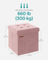 15 15 15 Inches, 11 (43 ULSF227R01 SONGMICS Small Storage Ottoman, Folding Ottoman Cube, x x Footstool, Footrest, Gal.