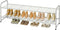 Shoe Rack for Closet, 2 Tier 44 Inch Extra Long Shoe Storage