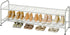 Shoe Rack for Closet, 2 Tier 44 Inch Extra Long Shoe Storage