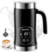 5-in-1 Milk Frother and Steamer - Upgraded Automatic Milk Steamer 11.8oz Hot