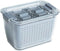 Kitchen Spaces Small Colander - Stackable Food Storage Bin, Grey