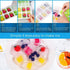 Ice Cube Trays, Silicone Easy-Release 14-Ice Trays with Spill-Resistant Lid, BPA Free, 2 Pack