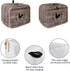 Farmhouse Rooster Toaster Cover 4 Slice, Large Kitchen Appliance Covers, Rustic Black Farm Animals Wood Toaster Oven Cover with Loop, Bread Machine Cover Polyester Dust Cover Protection