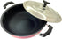 Kadai Deep Kadhai Cooking Pan, Nonstick Coating Aluminum Wok, 2 Ltr Capacity, Size 8.5 x 8.5 x 2 Inch