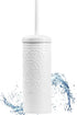 Autumn Alley White Toilet Brush and Holder Bathroom Accessories, Bathroom Toilet Brush