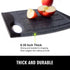 7.48" Mini Plastic Cutting Board for Kitchen, Small Non-Slip Board with Juice Grooves, Dishwasher Safe, Easy Grip