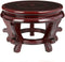 Rluii Chinese Display Stands Hand-Crafted Rosewood Oriental Vase Stand accessories Decor / Fish