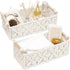 HOSROOME Macrame Storage Basket Boho Decor Baskets for Organizing Woven Decorative for