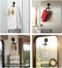 2-Pack Razor Holder for Shower with Suction Cup - Vacuum Wreath Hanger for Door, Wall, or Window, No Drill Adhesive