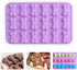 homEdge Jumbo Puppy Dog Paw Molds - 6 Cavity Silicone Treats Molds, Set of 4PCS for Chocolate, Candy, Ice
