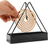 Designer Portable Iron Mosquito Coil Holder with Handle - Fireproof Material Incense Holder