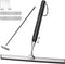 17'' - 60'' Metal Squeegee with Extension Pole for Window,Glass Door,Mirror, 12''
