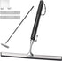17'' - 60'' Metal Squeegee with Extension Pole for Window,Glass Door,Mirror, 12''