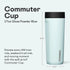 Commuter 18 360 17 oz Corkcicle Cup Travel Mug - Insulated Coffee Mug with Lid - Keeps Drinks Cold Hours - Spill-Proof