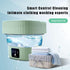 Septpenta 6L Portable Mini Washing Machine with Drain Valve, Foldable Design for Travel, Camping, Baby (Green)