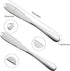 IJPDDRXYN 2 Pack 3-in-1 Stainless Steel Butter Knives with Holes Spreader, Grater & Slicer for Cold Butter, Cheese