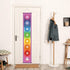 Funnytree 12"x71" Large Yoga Tapestry, 7 Chakra Mandala Wall Poster, Durable Fabric Indoor Outdoor Decor