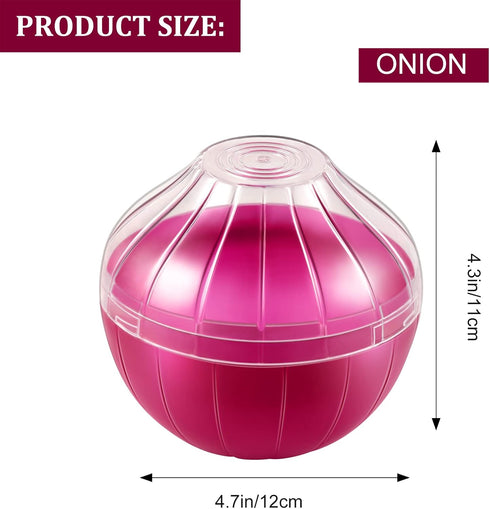 Onion Storage Containers, Reusable Onion Keeper for Refrigerator, Individual Onion Saver Holder Organizer for Fridge