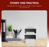 5-Tier 7.67X7.28X3.93 Inches Cabilock Multi-Layer Acrylic Wallet Display Shelf Purse Organizer Stand for Tabletop Use