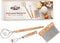 Bread Story Set of 3 Danish Whisk Dough Lame Slashing Tool and Wooden Scraper Tool for Pastry Baking