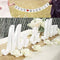 VIOPVERY Large White Mr and Mrs Sign for Wedding Table, Wooden Letters with Just Married Banner