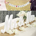 VIOPVERY Large White Mr and Mrs Sign for Wedding Table, Wooden Letters with Just Married Banner