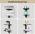 2 1 Pack Floating Book Shelves for Wall, Tier Invisible Floating Bookshelf, Vertical Spine Book Tower, Wall Mounted