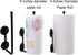 LEVOSHUA 12.3" Magnetic Paper Towel Holder for Fridge, Heavy Duty Magnet Rack, No Drill, Fits Large Rolls, Space Saving