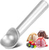 Ice Cream Scoop, 7 inches Nonstick Anti-Freeze Aluminum Scooper Spoon, Heavy Duty Design for Gelato, Cookie Dough,