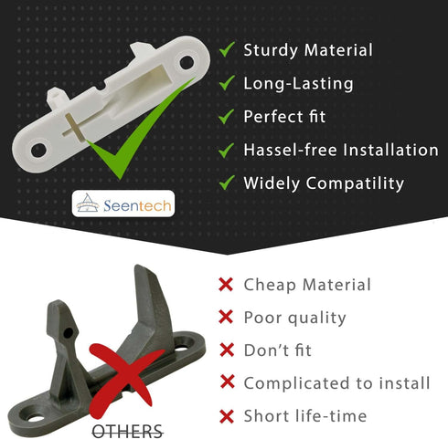 Seentech Washer Door Striker 131763310, Compatible with Frigidaire & Kenmore, Replaces 131763300