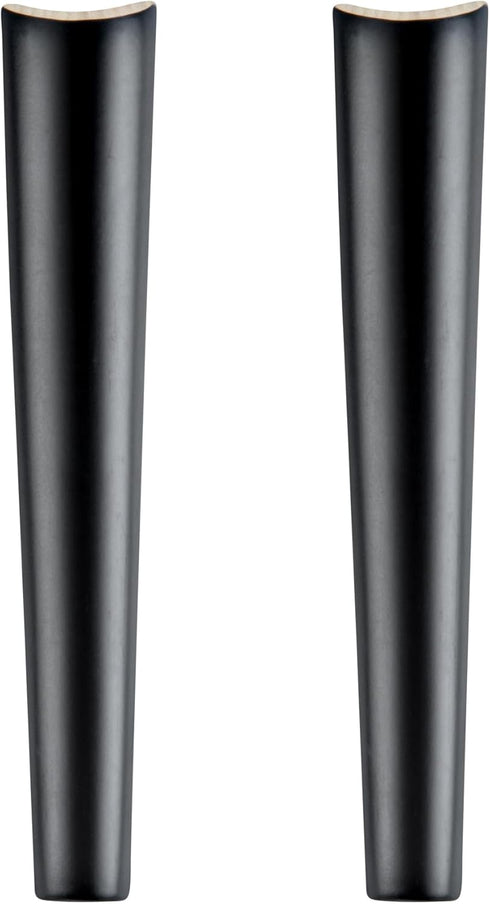 Restaurantware Bambuddha 9.8 Inch Bamboo Serving Set, 2-Piece Black Bamboo Salad Server Set with Heavy-duty Tongs