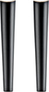 Restaurantware Bambuddha 9.8 Inch Bamboo Serving Set, 2-Piece Black Bamboo Salad Server Set with Heavy-duty Tongs