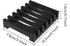 2Pcs Soap Dish Holder - Non-Slip Silicone Bathroom Accessories for Soap, Sponges, Scrubber (Black)