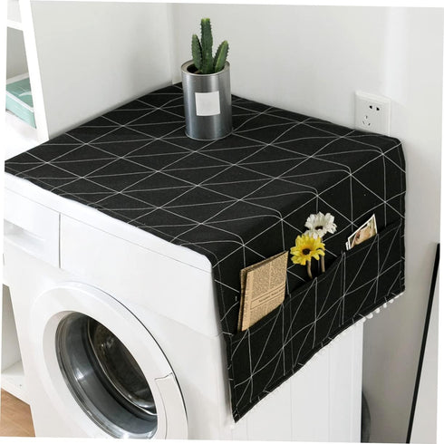 Dust Cover Towel Mini Fridge Cover, Universal Refrigerator Door Gasket, Protective Cover for Washer and Dryer