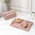 Set 6, Set CASEGRACE Drink Coasters with Metal Holder Stand of PU Leather Absorbent Coasters with Cork Base Table