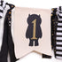 WAHAWU 1st 1st) Wild One Banner for Birthday - Black and Gold , Baby Boy's Shower Decorations , Photo Decoration Props