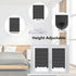 Window Blinds Cordless Blackout No Drill Cut to Size Clip On Stick On Temporary Blinds for Home