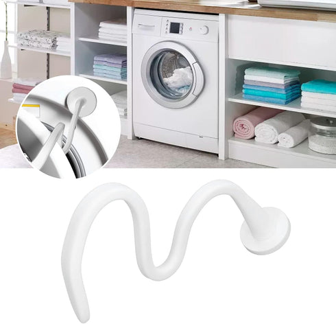 AYNEFY Magnetic Washer Door Prop, Universal Front Load Washer Door Holder to Keep Dry (White)