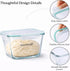 Mowhut 2.6L/88 oz Sourdough Starter Jar, Large Glass Jar with Airtight Lid, Sourdough Bread Baking Supplies, Sour Dough