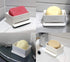Soap Mate Slanted Soap Dish: Self-draining & Fast Drying Natural Soap Saver for Bathroom, Shower, Kitchen Sink