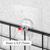 8 LAIGOO Pcs Shower Caddy Replacement Adhesive Stickers, No Drilling Wall Hooks Adhesive Strips Hooks for Bathroom