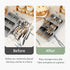 6 Slots Silverware Cutlery Drawer Organizer, Kitchen Utensil Tray for Flatware, Spoon and Knives Storage, Neat &