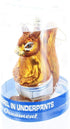 Mcphee Archie Accoutrements Ornament Squirrel in Underpants Glass for Christmas